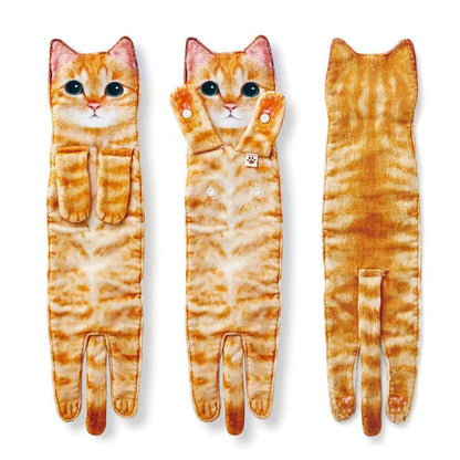 🎁 Early Christmas Sale 🎅 Funny Cat Hand Towels