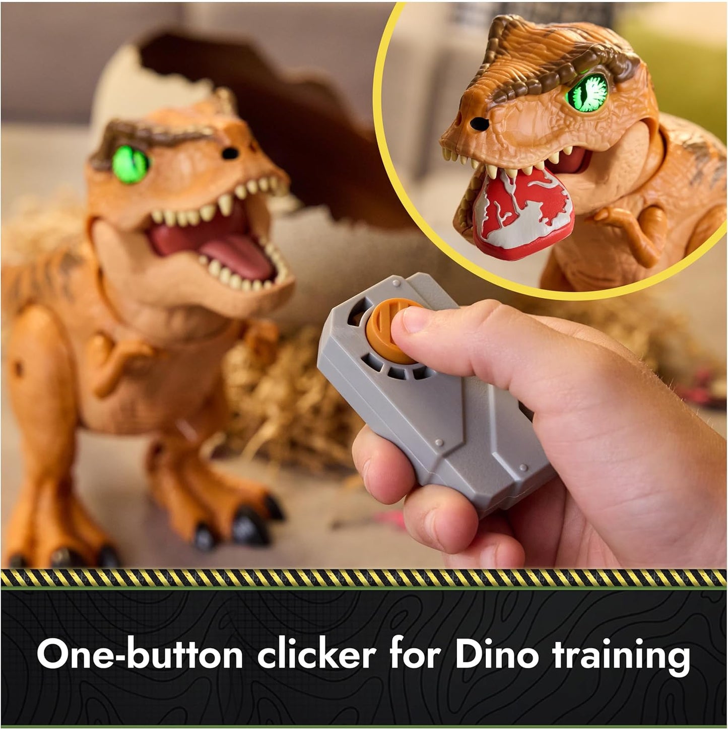 🎉Last Day 80% OFF⏰️Jurassic World Interactive Toy Dinosaur & Egg