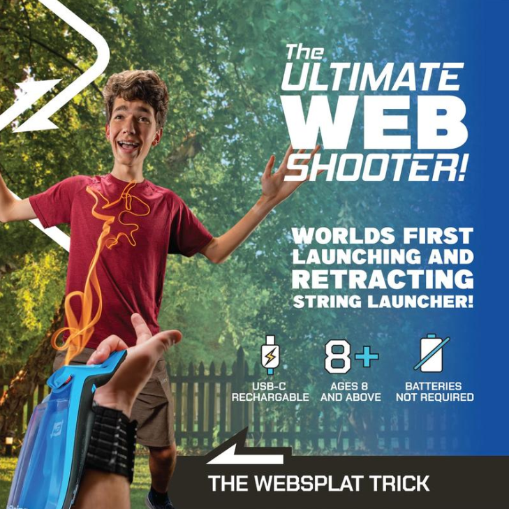 🔥 String Launching Webshooter that Glows-In-the-Dark